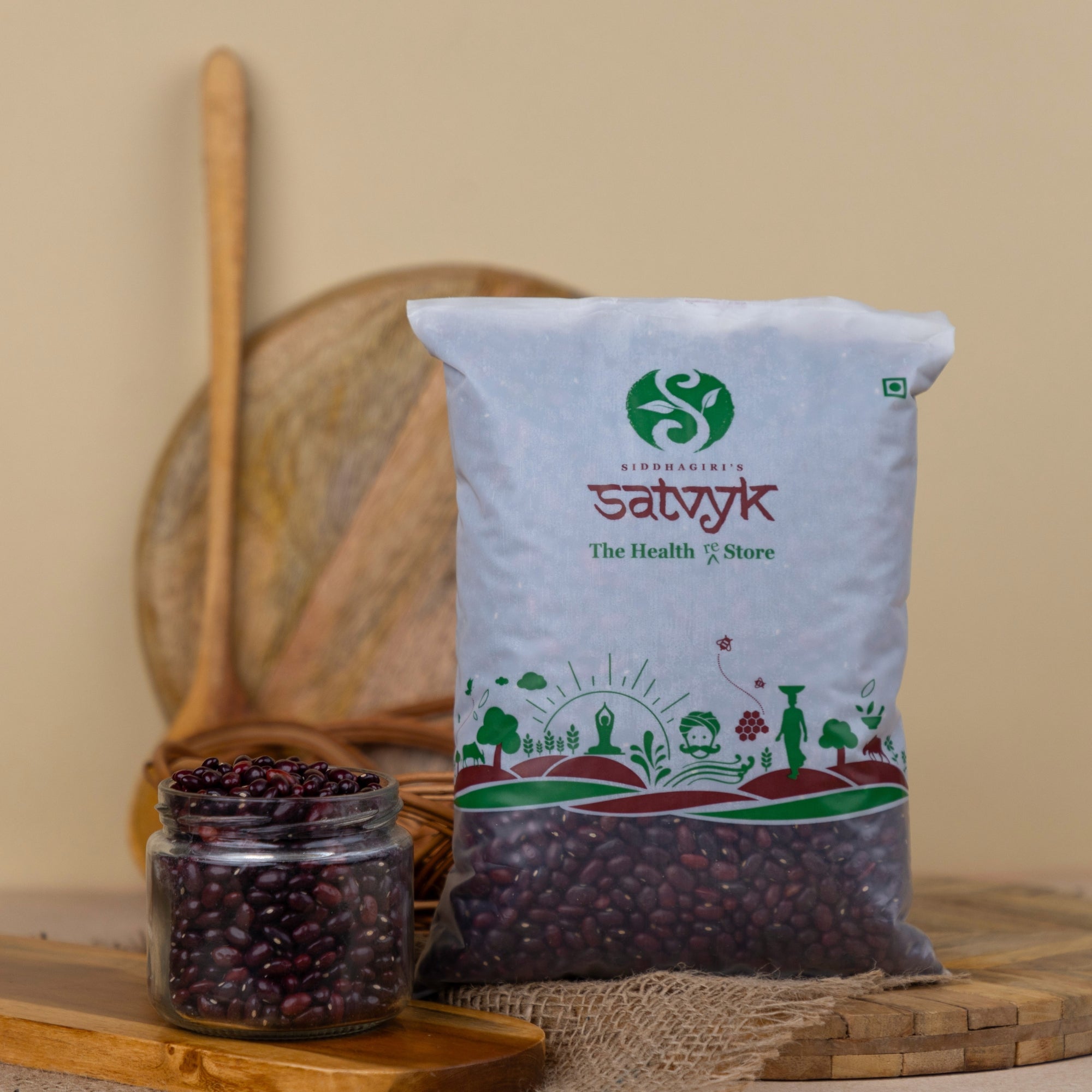 Organic Jammu Rajma | Red Kidney Beans | Best quality Rajma| Pesticide free, Unpolished Rajma Beans| Rajma Jammu Red | Plant Based Protien | Non GMO | Vegan | Gluten free