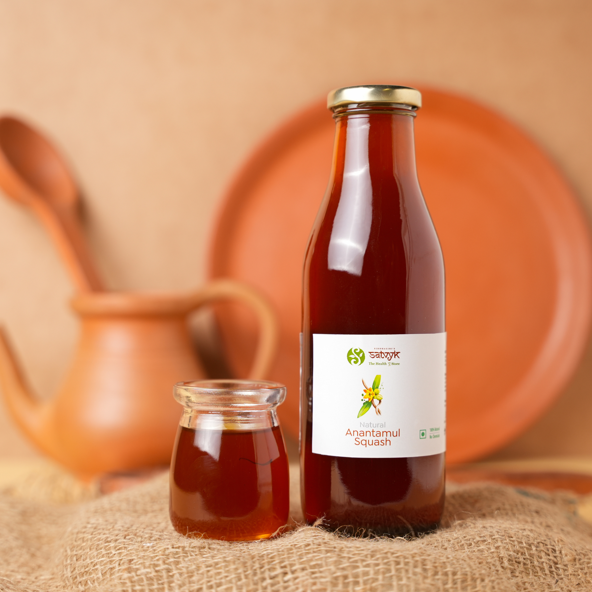 Anantmool Squash  | Indian Sarsaparilla Squash | Natural Refreshing Drink | Nannari Squash | Body Coolant | Natural blood purifier