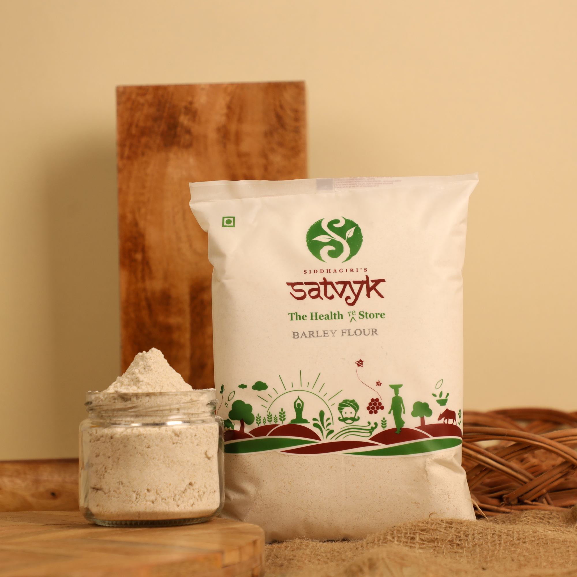 Barley flour | Barley Atta | Jau Atta | Jau ka Atta | Yava , Yavalu | Gluten-free Atta | 100% Organic | Non-GMO| Pesticide-free