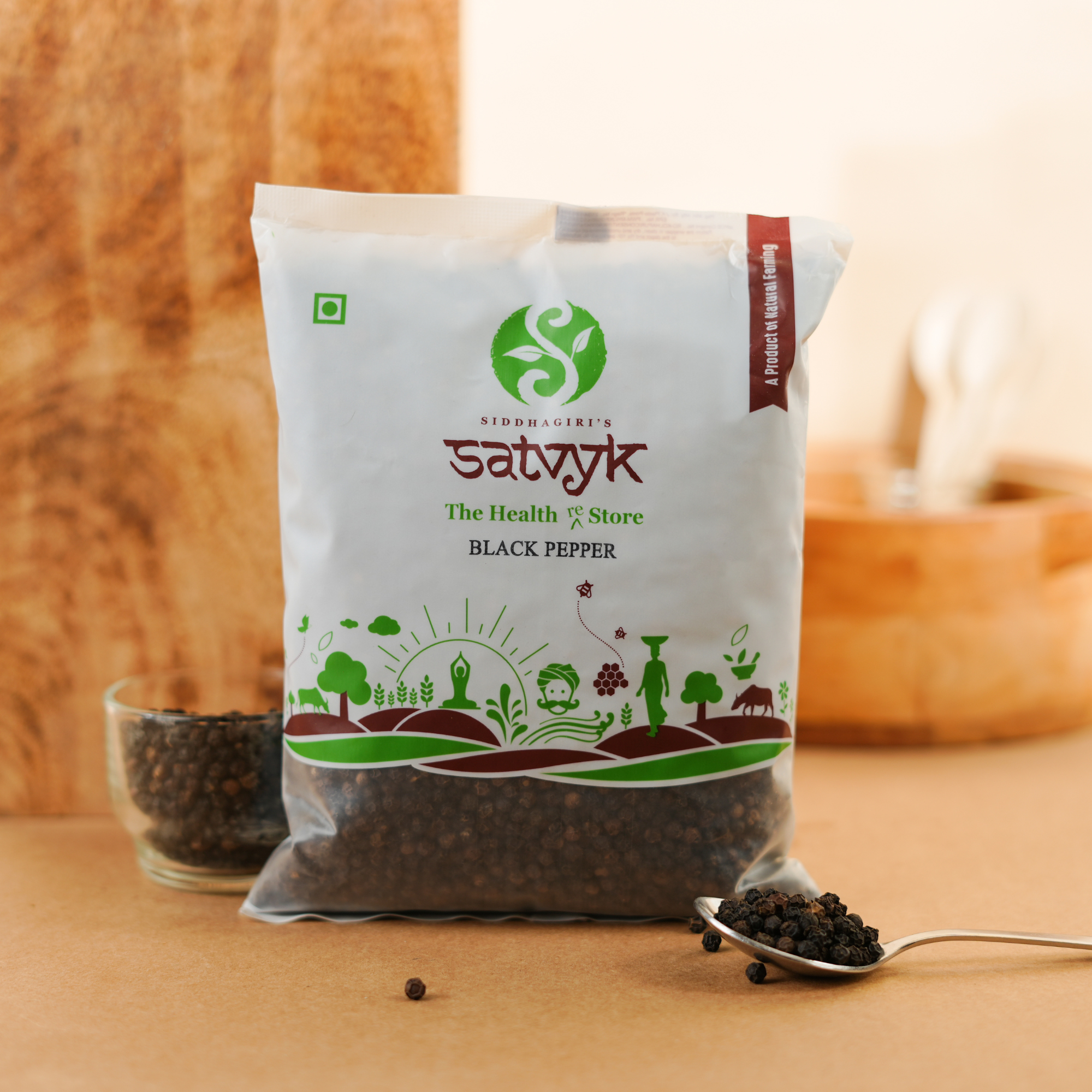 Black Pepper | Bold & Aromatic Whole Peppercorns | Rich in Piperine | Ideal for Curries, Tea & Spice Mixes