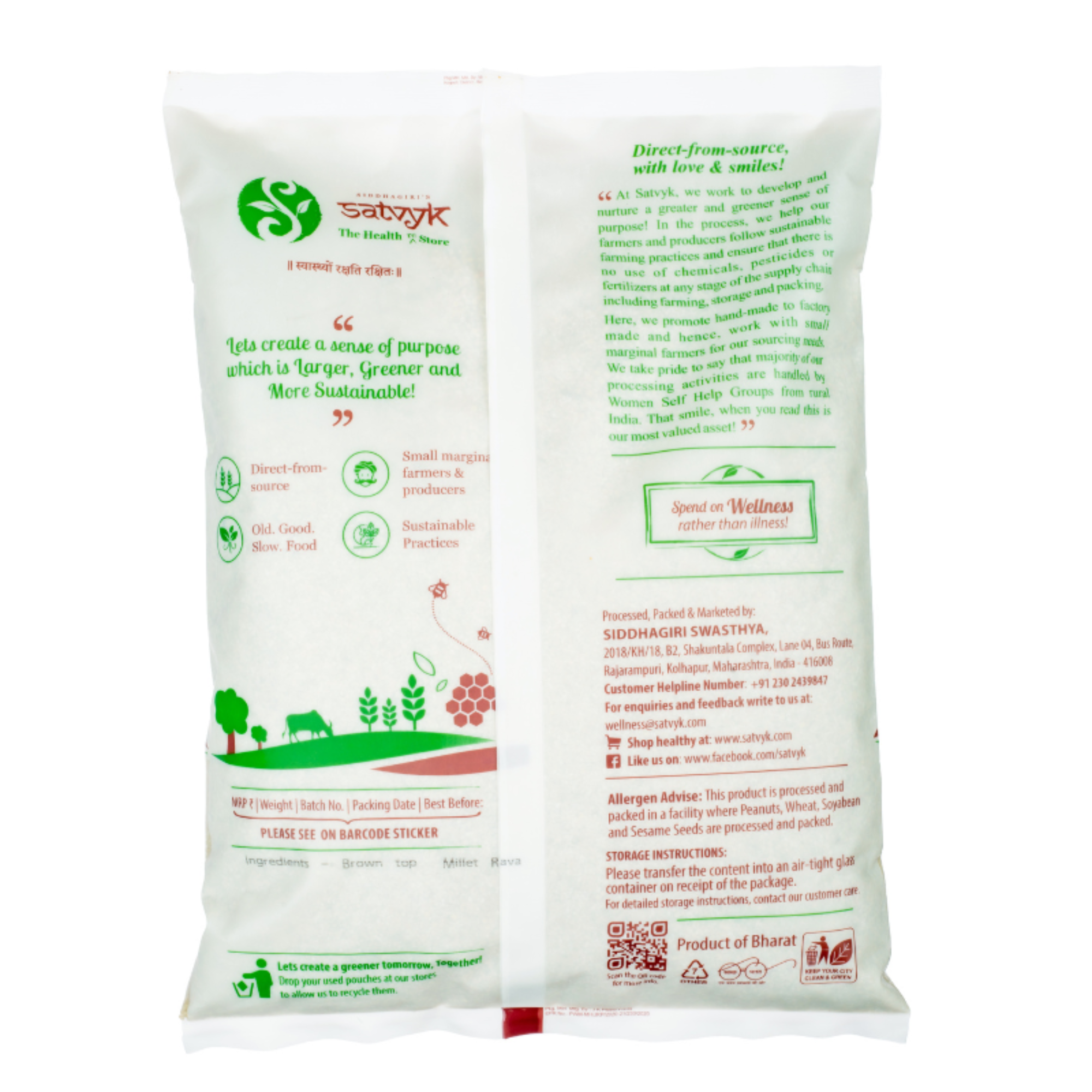 Browntop Millet Rawa