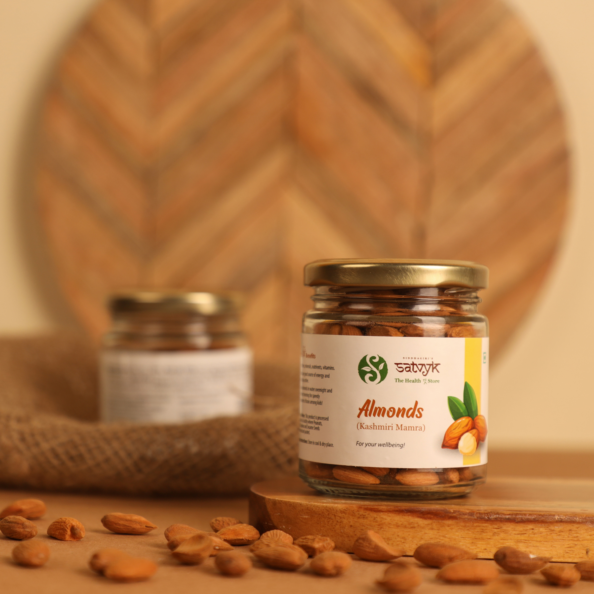 Kashmiri Mamra Badam | Mamra Almonds | Mamra badam dry fruits | Premium Almonds , Rich in oil  | All Natural | No Preservatives | Non GMO