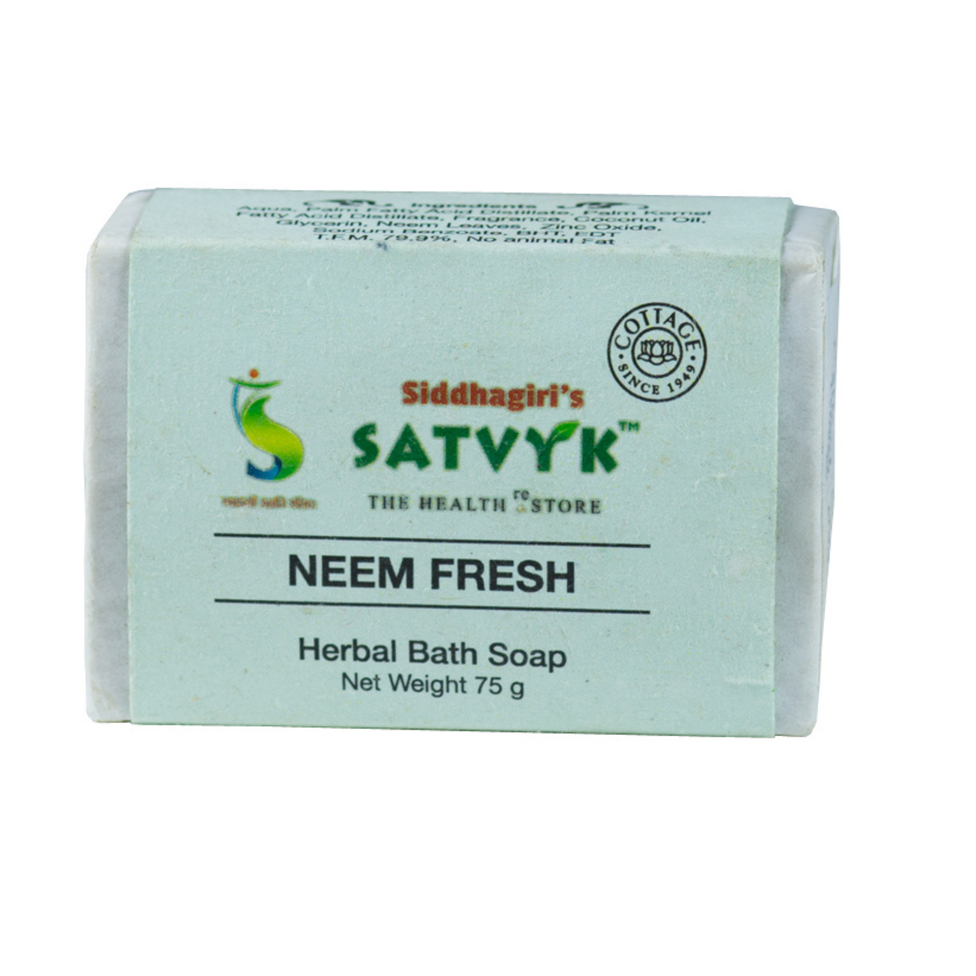 Handmade Herbal Bath Soap (Neem Fresh)