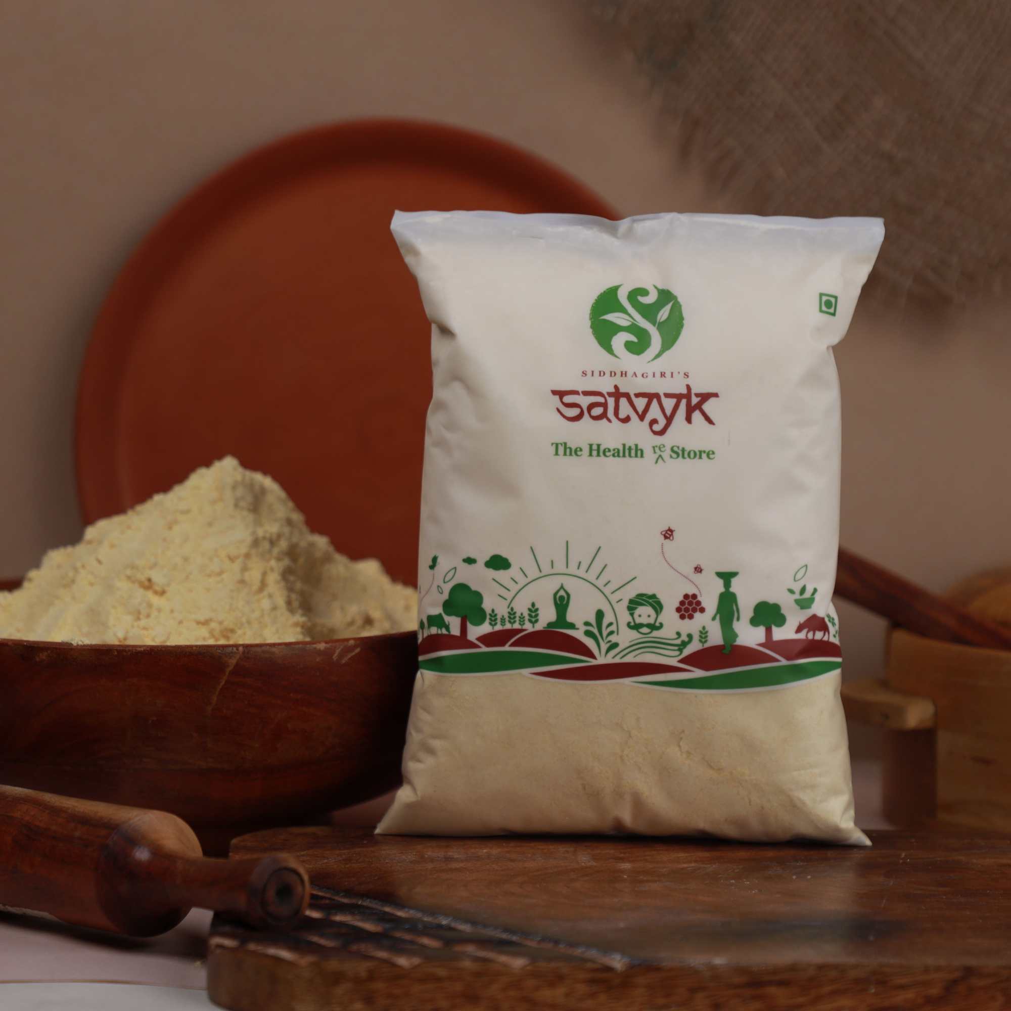 Organic Besan | Chana Atta | 100% Natural and Gluten free Chana | High Protien Drink Atta |  Gram Flour Atta | Chana Powder | Chemical-free | Zero Pesticide |Stone-grounded