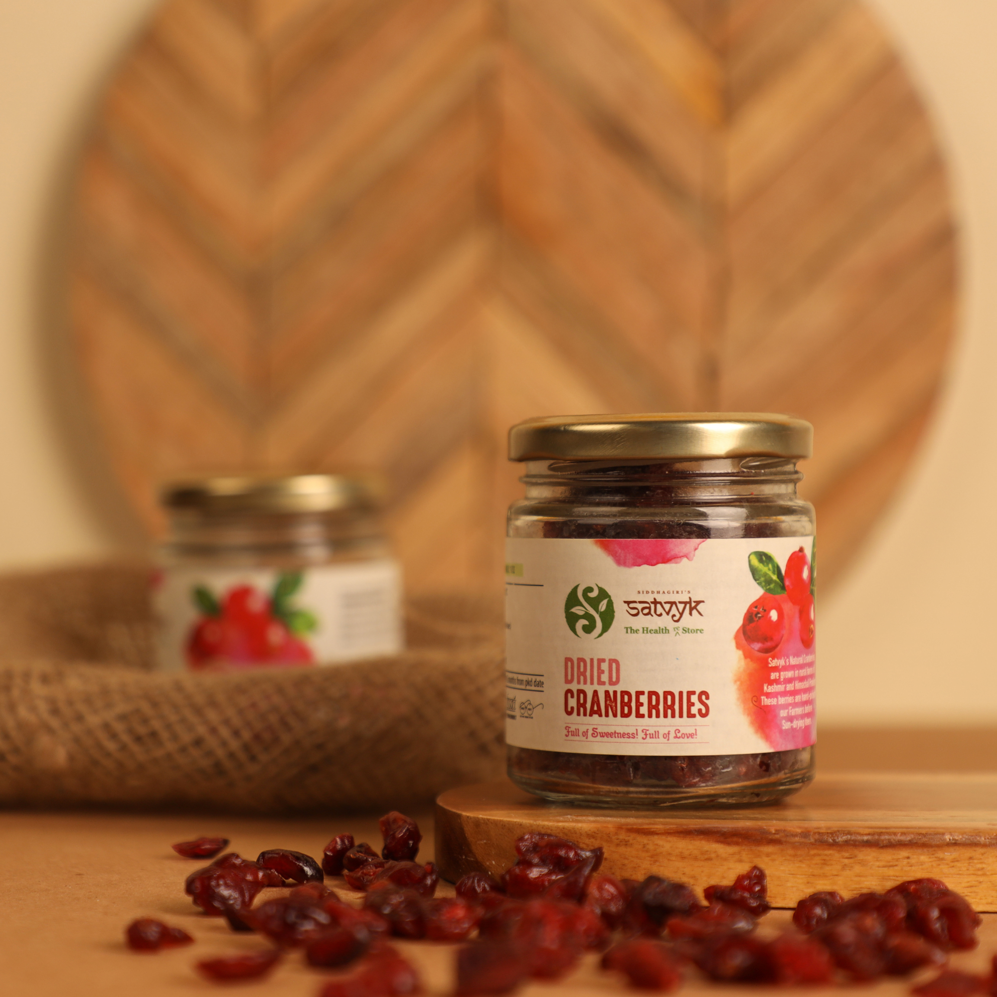 Organic Dried Cranberries, unsweetened cranberries | High Antioxidants | Gluten-free | Vegan | No added preservatives