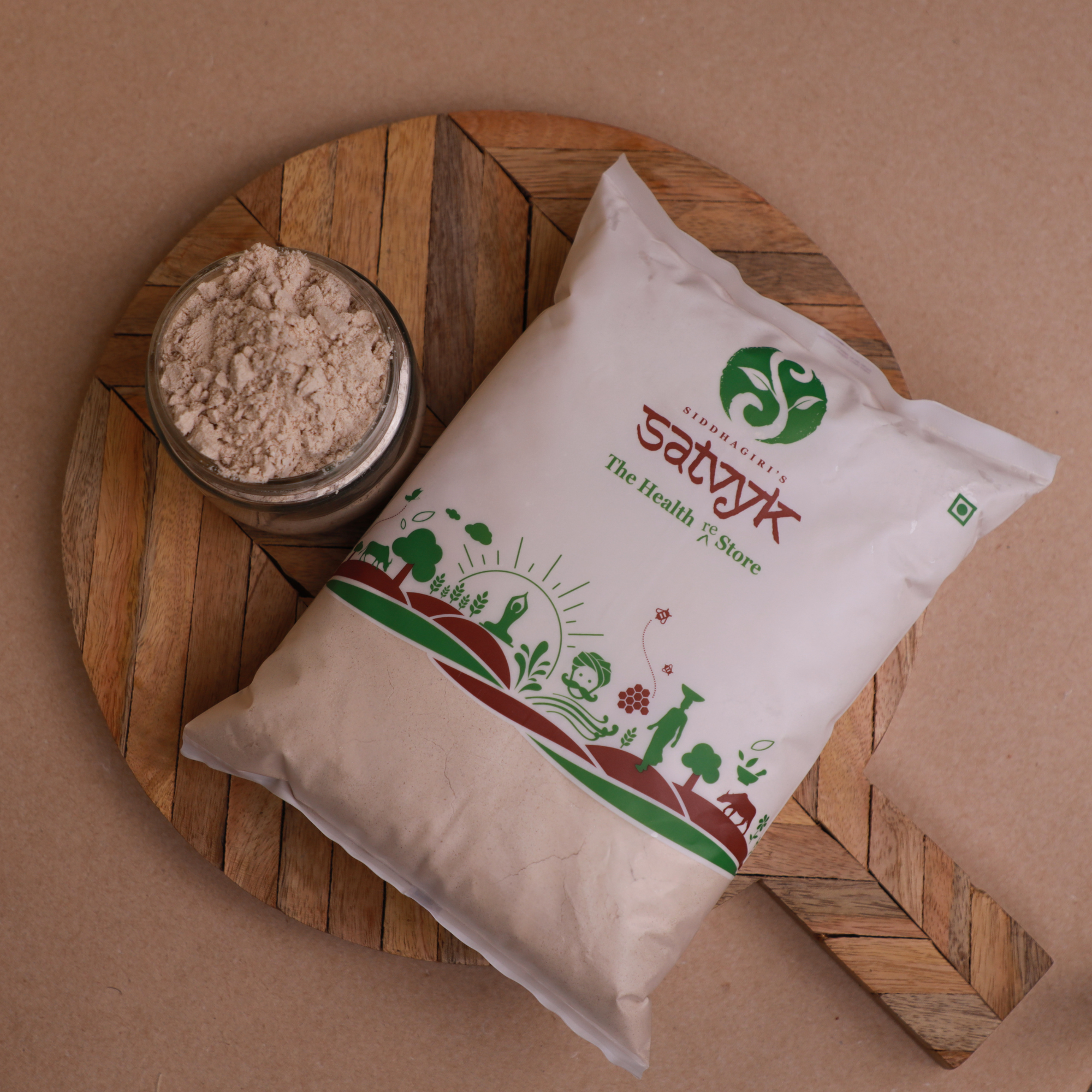 Organic Emmer Wheat Flour | Khapli Wheat Atta | Khapli gehu atta | Low gluten wheat | |Non GMO |Vegan | Low gluten