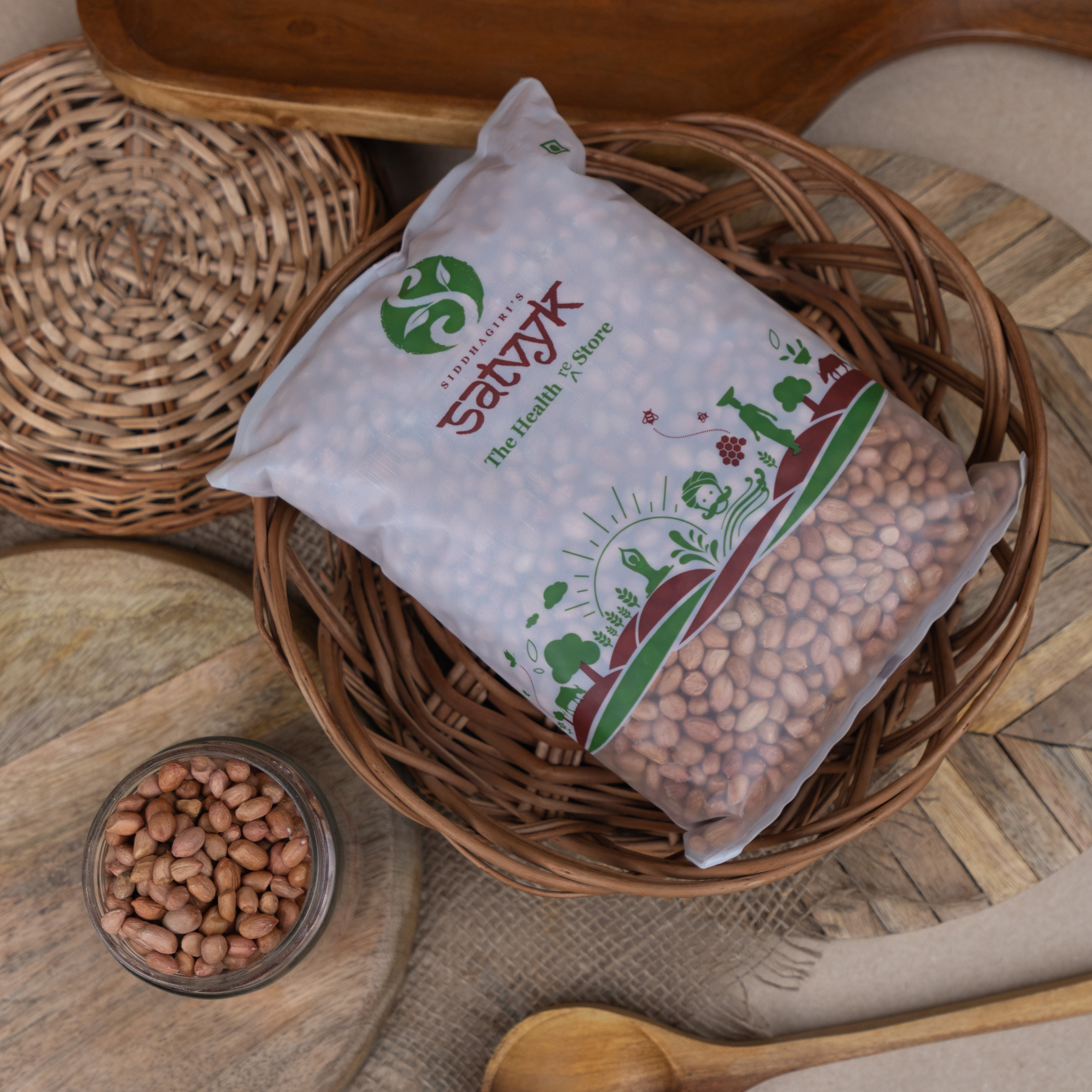 Organic Groundnuts | Peanuts | Moongfali | Shengdana  | Pesticide-free | Non GMO |  Raw Peanuts