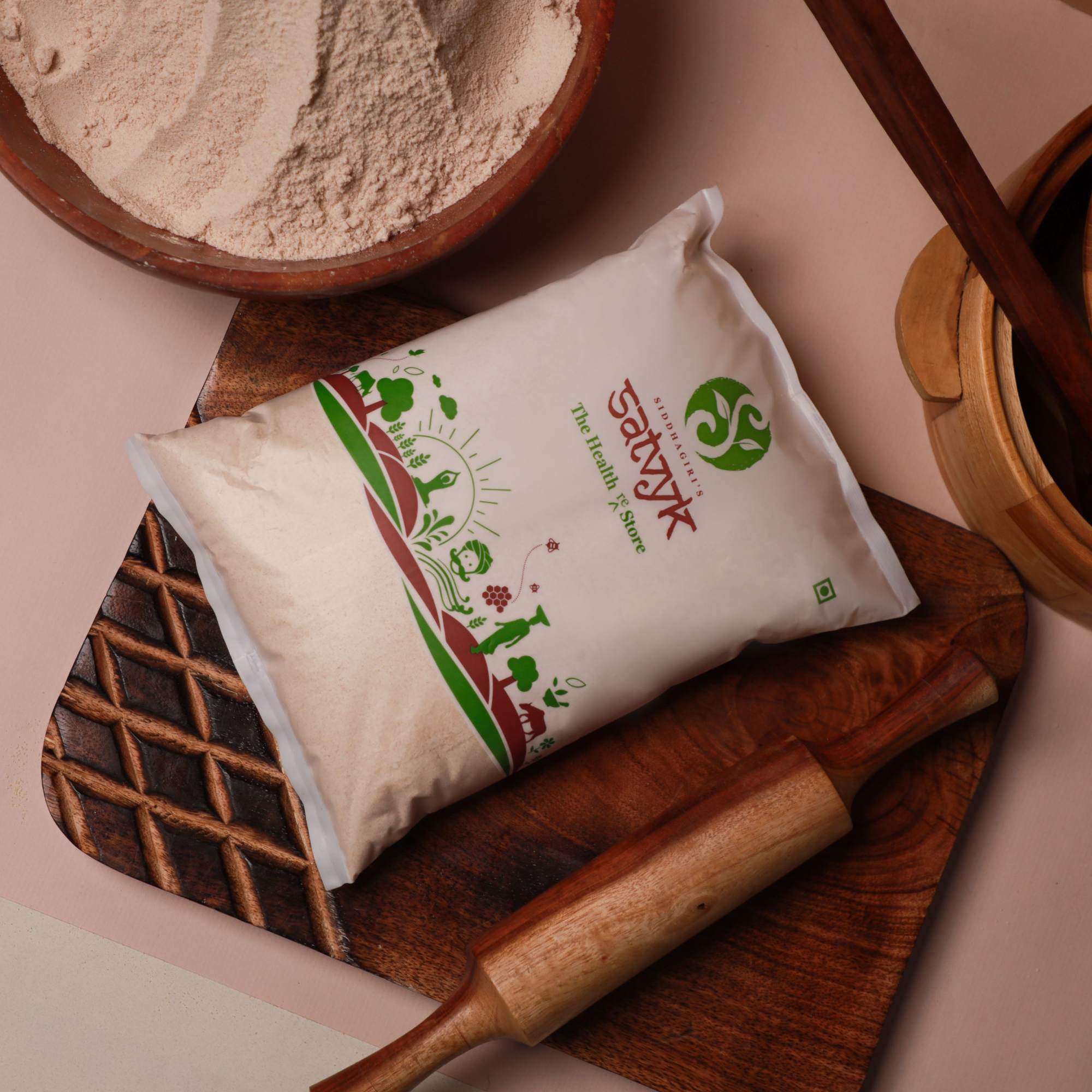 Organic Jowar Millet Atta | Jowar Flour |Unpolished Jowar Millet Atta | Sorghum Flour | 100% Organic | Non GMO | Millet Bhakri Atta