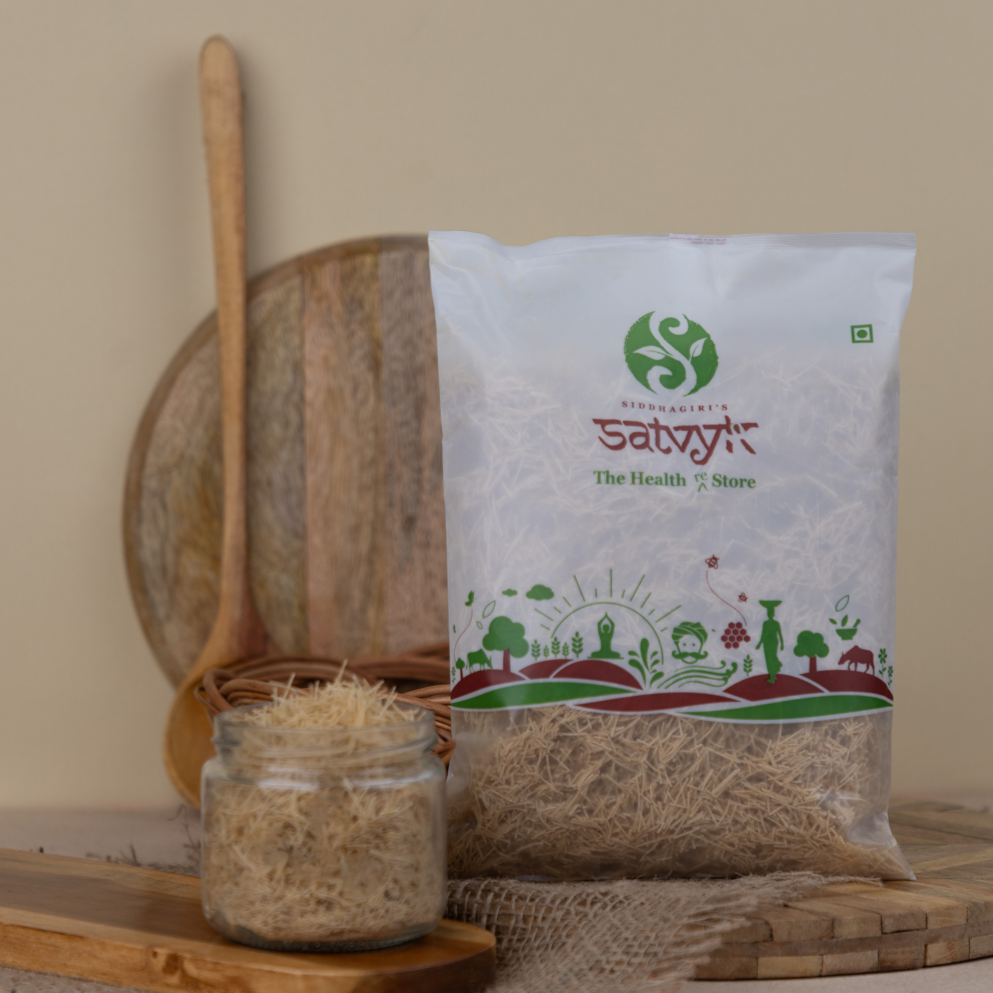 Organic Jowar Vermicelli | Millet Semiya | Jawari Sevai | Sorghum  Vermicelli | No Maida Semiya | Gluten-free, Pesticides free, Chemical free, Non GMO
