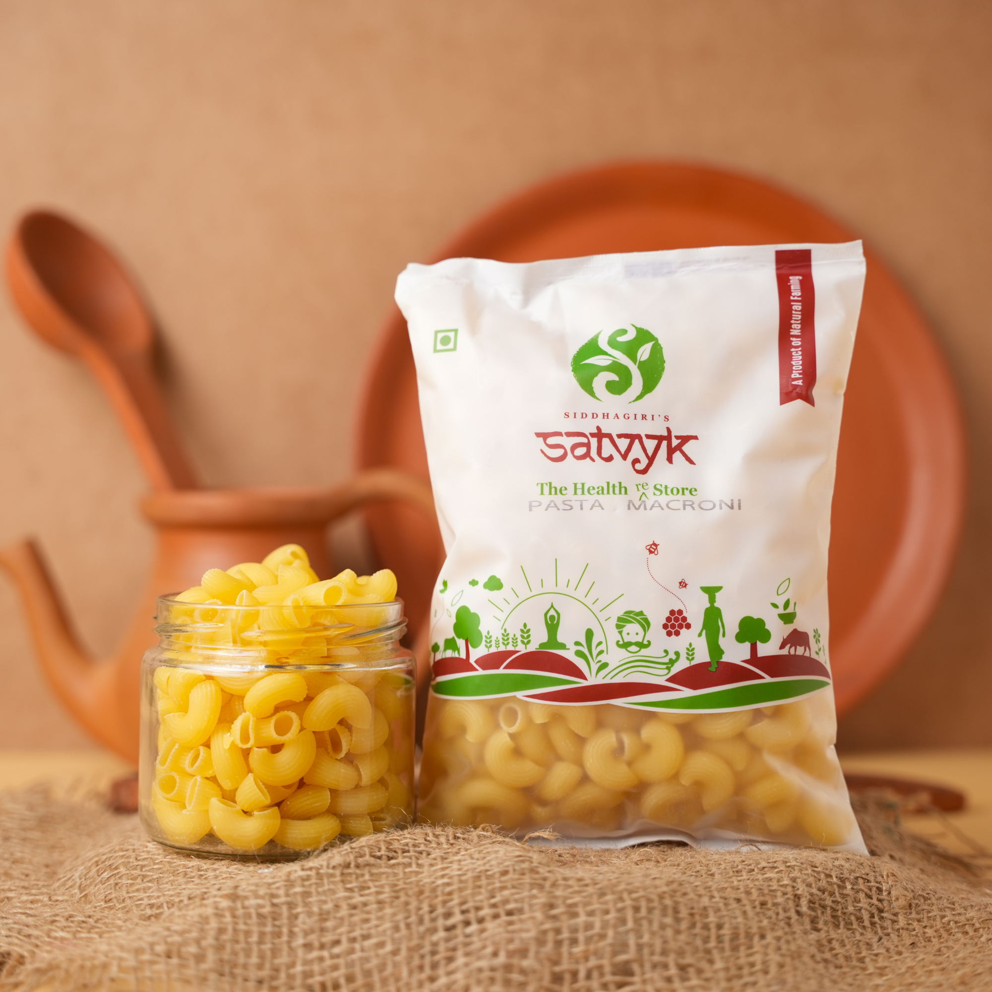 Whole Wheat Macroni Pasta | Healthy Pasta | 100% Whole Wheat | No Preservatives