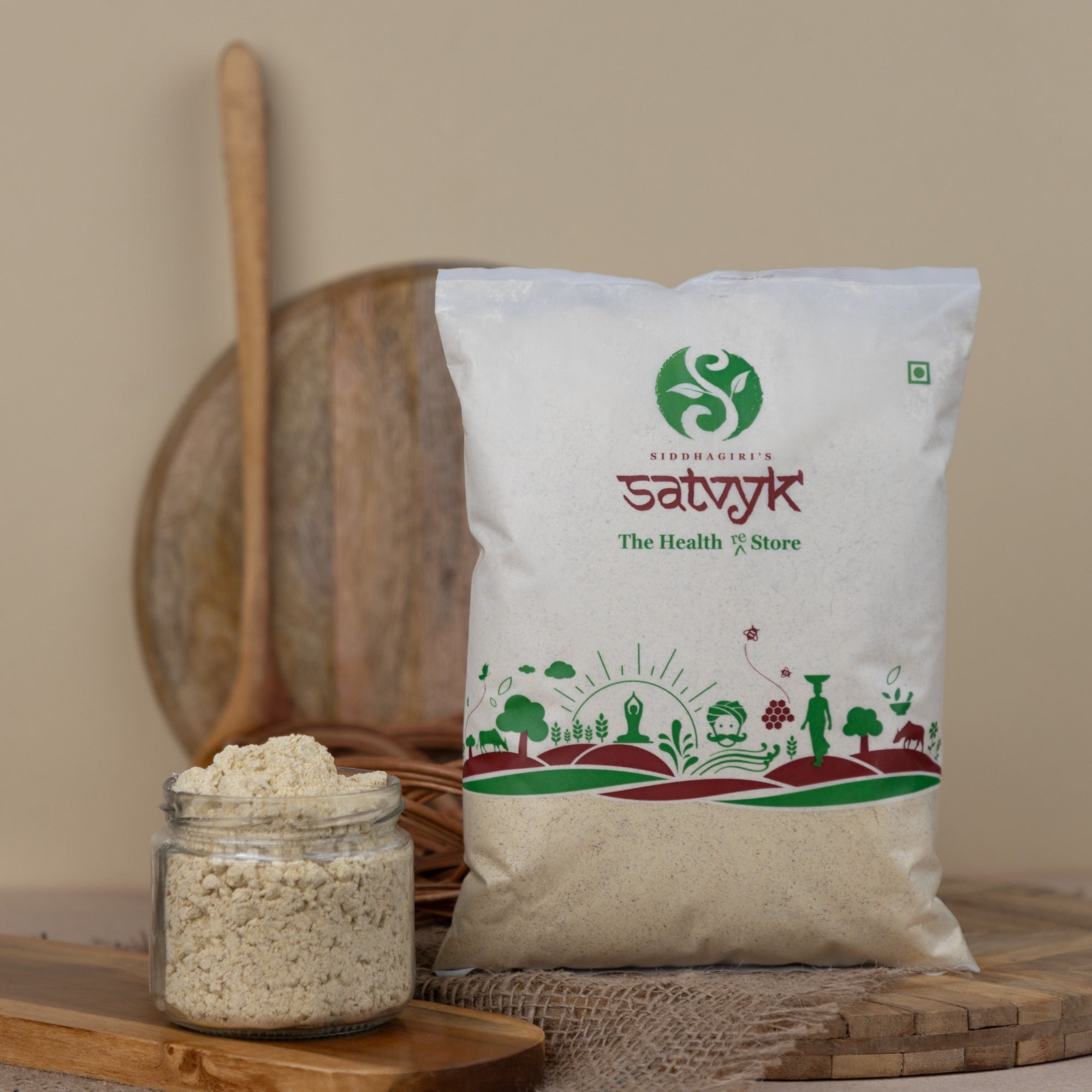100% Natural and Gluten free Chana Sattu | Sattu Drink Powder | High Protien Drink Sattu | Natural Protien Powder | Roasted Gram Flour Atta | Chana Powder | Chemical-free | Zero Pesticide |Stone-grounded