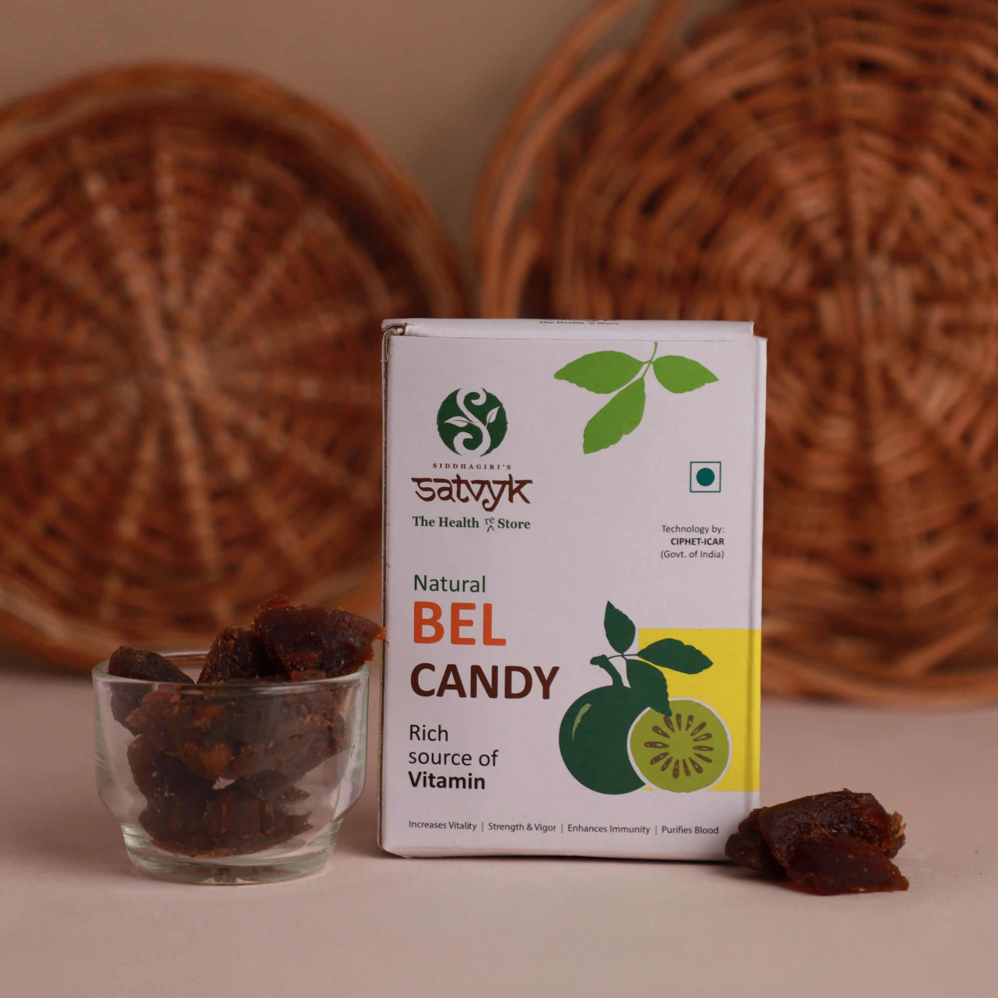 Organic Bel Candy | Stone Apple Jelly Candy | Dry Bel Candy | Immunity Boosting | Digestive| Non GMO