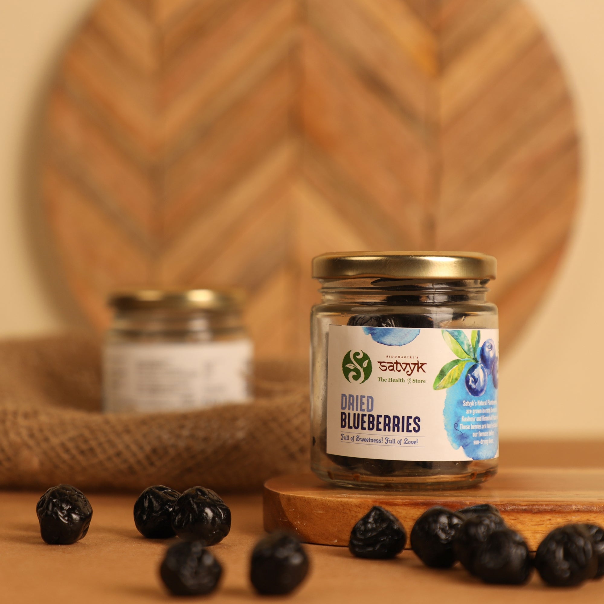 Organic Premium Dried Blueberries| Berries for Snacks | No sugar | No Preservatives | Healthy Snacks| Low calories snacks|