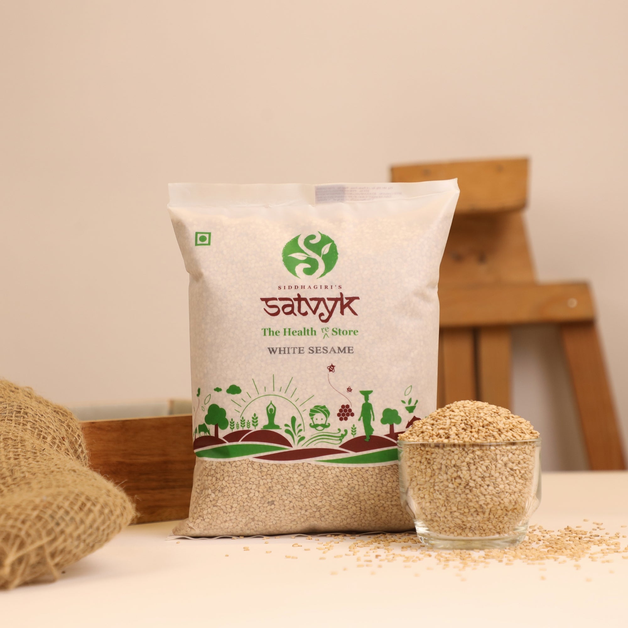 White Sesame seeds, 100% Organic and chemical-free Safed til, Organic white Sesame seeds, Safed til for everyday eating, Natural white unpolished til