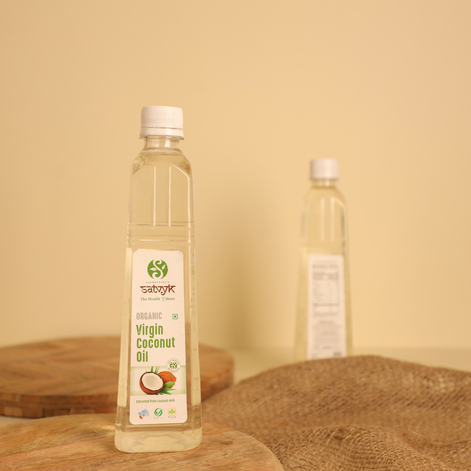 Virgin Coconut oil| Cold-Pressed Organic Virgin Coconut Oil|  Pure, unrefined Organic| Khopra tel  | Virgin Coconut oil for Cooking | Pure and Natural | Oil for Oil Pulling
